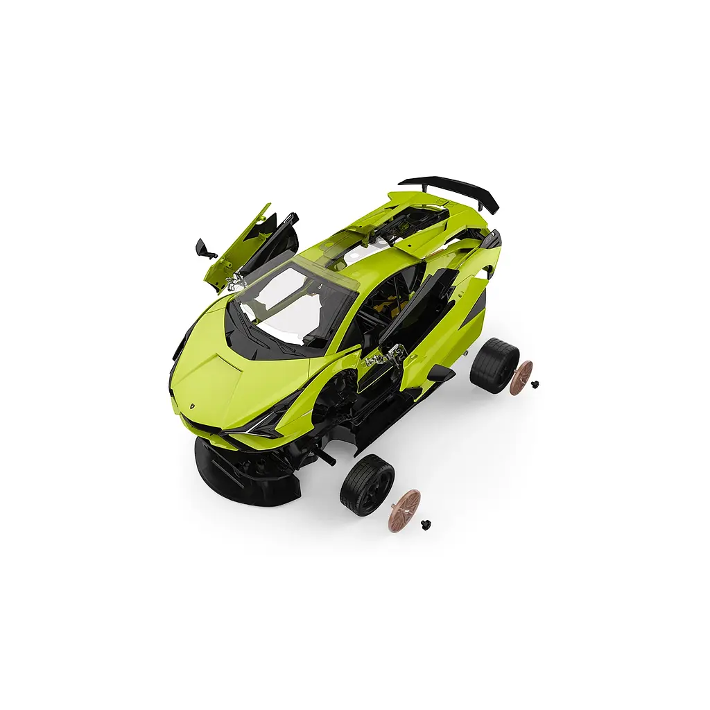 Конструктор RASTAR Lamborghini Sian 1:18 зеленый 97400 - фото 3