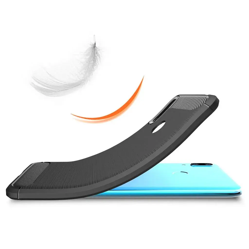 Чохол до мобільного телефона Laudtec для Huawei Y7 2019 Carbon Fiber (Black) (LT-HY72019B) - фото 5