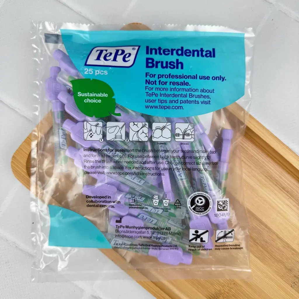 Міжзубна щітка TePe Extra Soft фіолетова (1.1 мм), 25 шт - фото 2