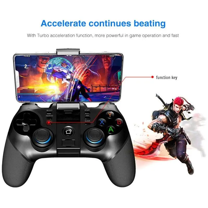 Геймпад джойстик для смартфона iPega PG9156 Batman 3x1 Bluetooth, 2.4G PC/Android/iOS Black - фото 10