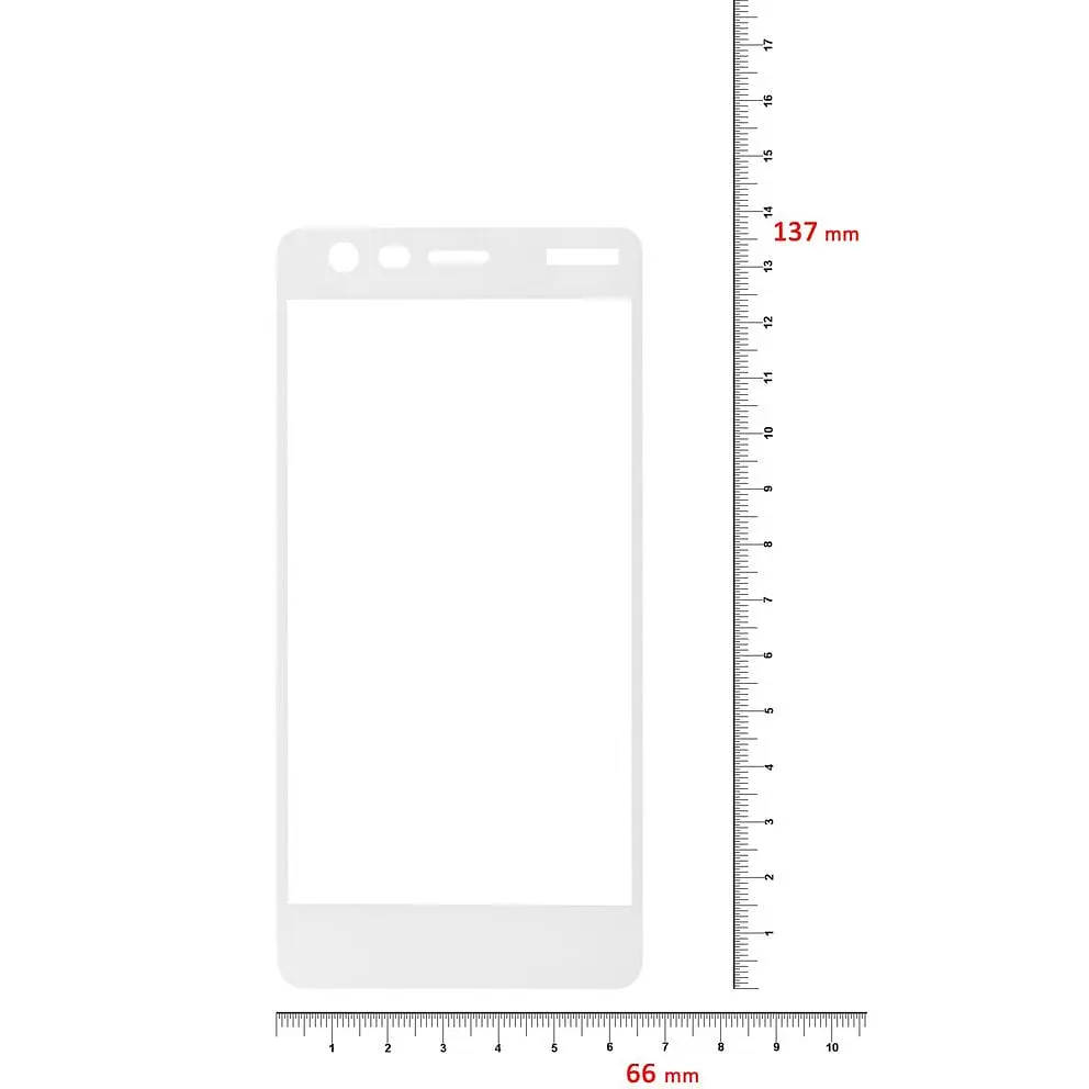 Захисне скло BeCover для Nokia 2 White (702167) - фото 3