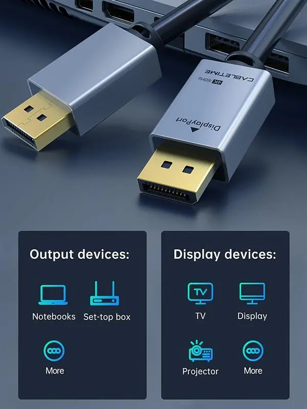 Кабель Cabletime DisplayPort - DisplayPort (M/M), 1.8 м (CD20K) - фото 5