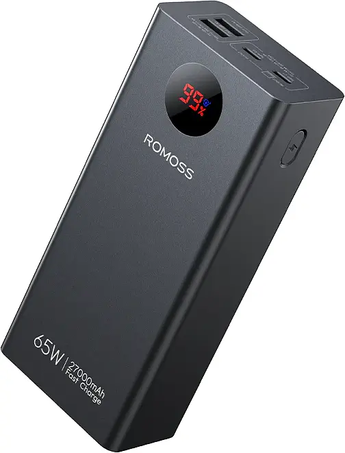 Портативний акумулятор Romoss PEA27S Pro 65W 27000mAh black (PEA27-282-2111H)