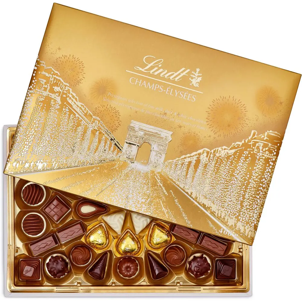 Цукерки Lindt Champa Elysee Gold 468 г - фото 2