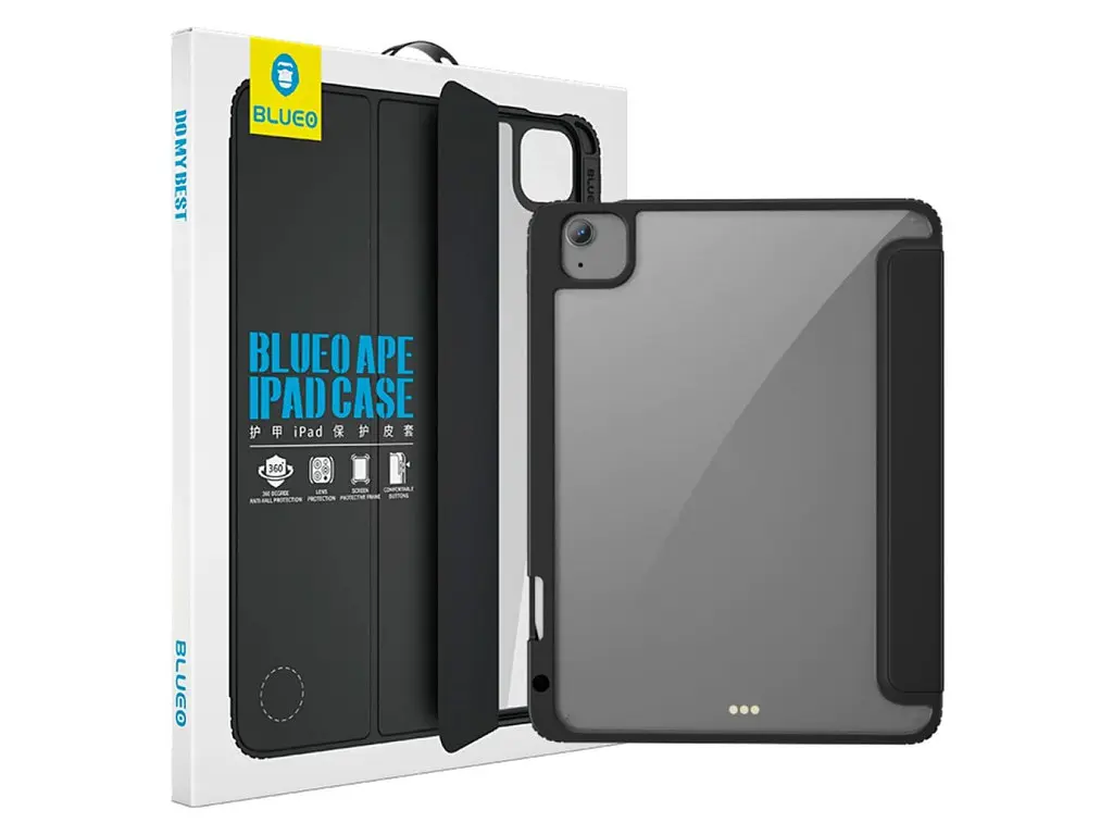 Чохол-книжка Blueo Ape Case with Leather Sheath для Apple Apple iPad Air 13` (2024-2026)/Pro 12.9` (2020-2022) Black [74445] - фото 2