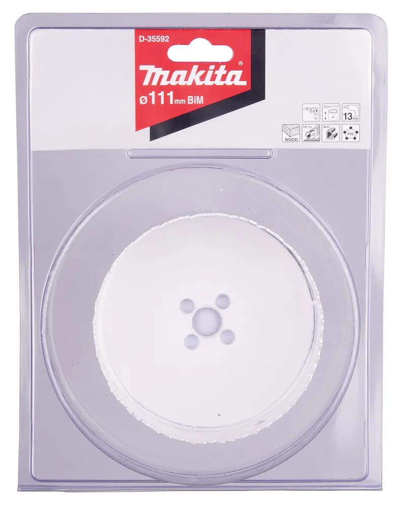 Свердло корончасте біметалеве 111 мм Makita D-35592