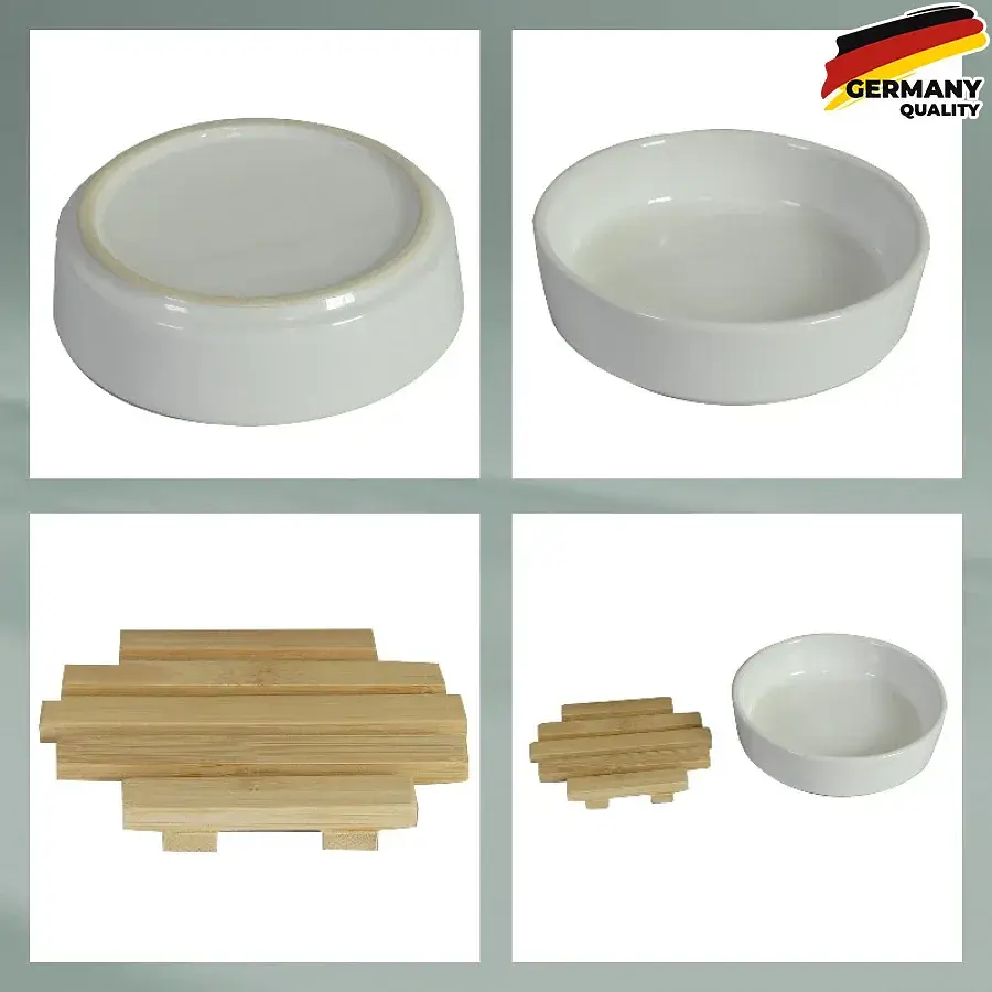 Мильниця Kela Natura 11.5х3 см біла (18585) - фото 3