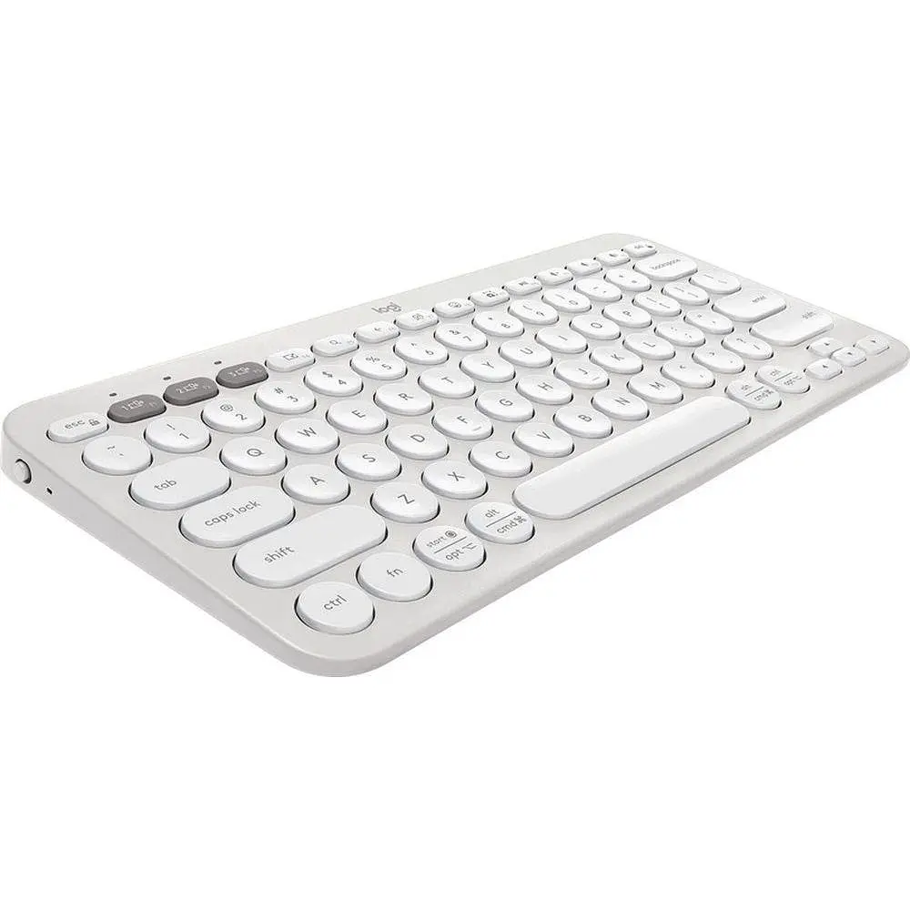 Клавіатура Logitech K380s Pebble Keys 2 Bluetooth White (920-011852) [96064] - фото 2