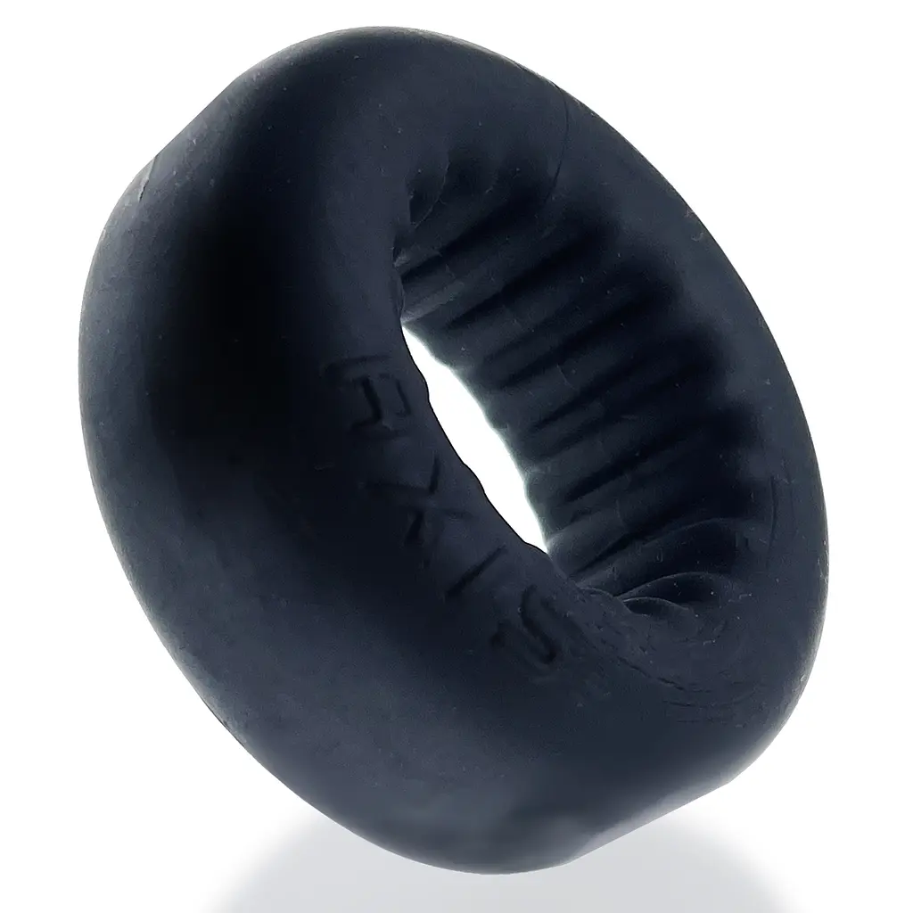 Ерекційне кільце Oxballs Axis Rib Griphold 5 см (чорний) - фото 2