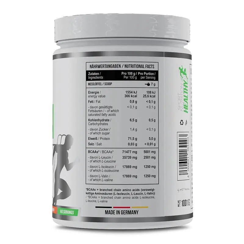 Аминокислота BCAA Healthy by MST BCAA Instant Холодный персиковый чай 1 кг - фото 2