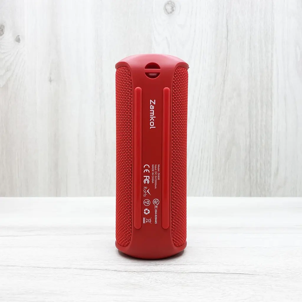 Портативна акустика Zamkol Red ZK606 - фото 3