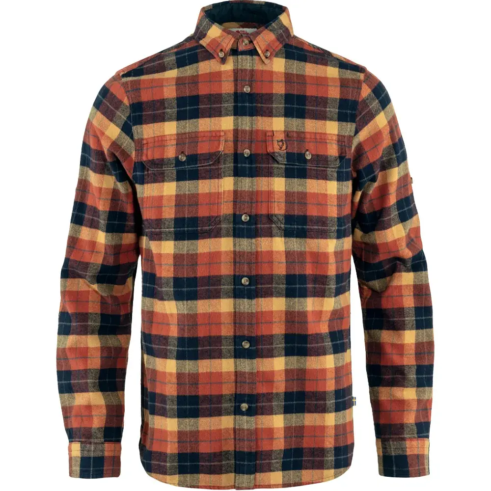 Сорочка Fjallraven Singi Heavy Flannel Shirt XXL Autumn Leaf/Dark Navy