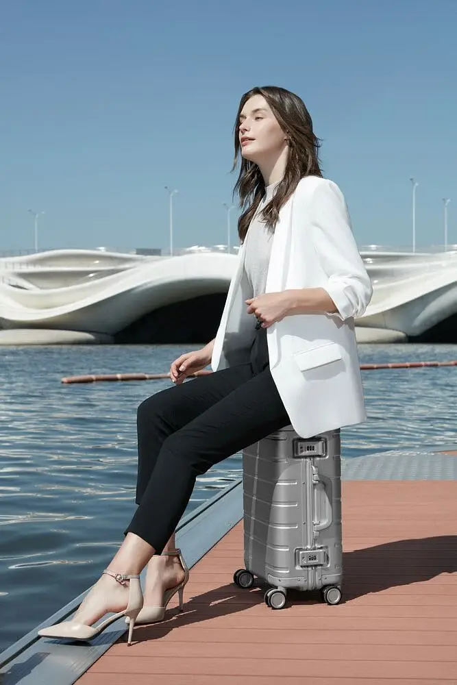 Валіза XiaomiMetal Carry-on Luggage 20 Silver - фото 8