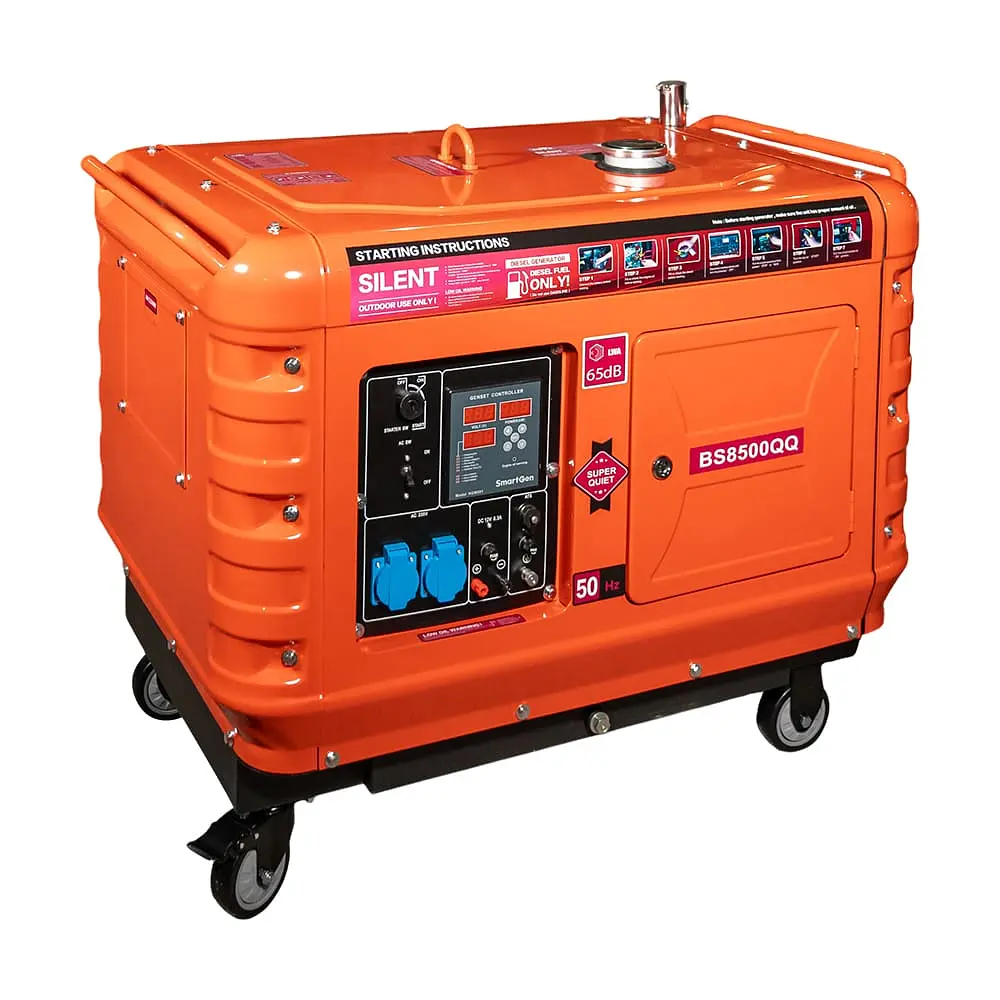 Генератор дизельний однофазний 4.2 кВт Bison BS8500QQ (41-00410) - фото 4