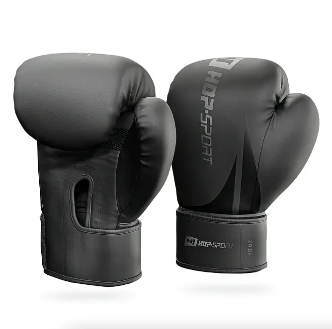 Боксерські рукавиці Hop-Sport HS-BG10 10oz чорні - фото 9