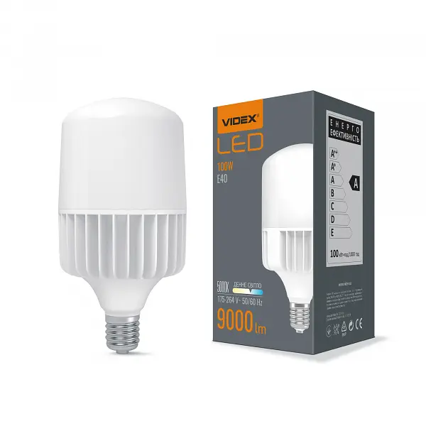 LED лампа VIDEX A145 100W E40 5000K - фото 1