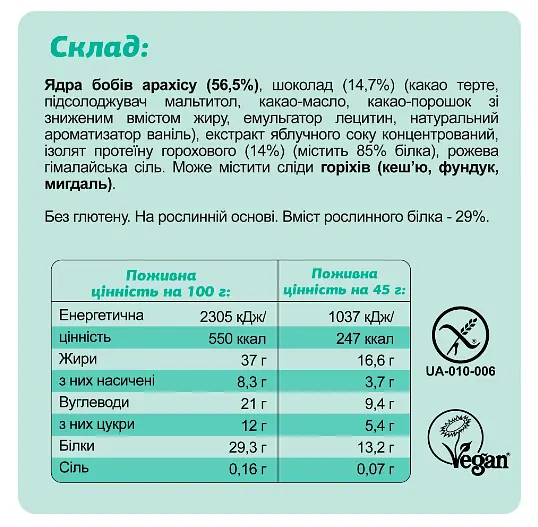 Протеїнові батончики FIZI Protein Box — 10 × 45 г - фото 5