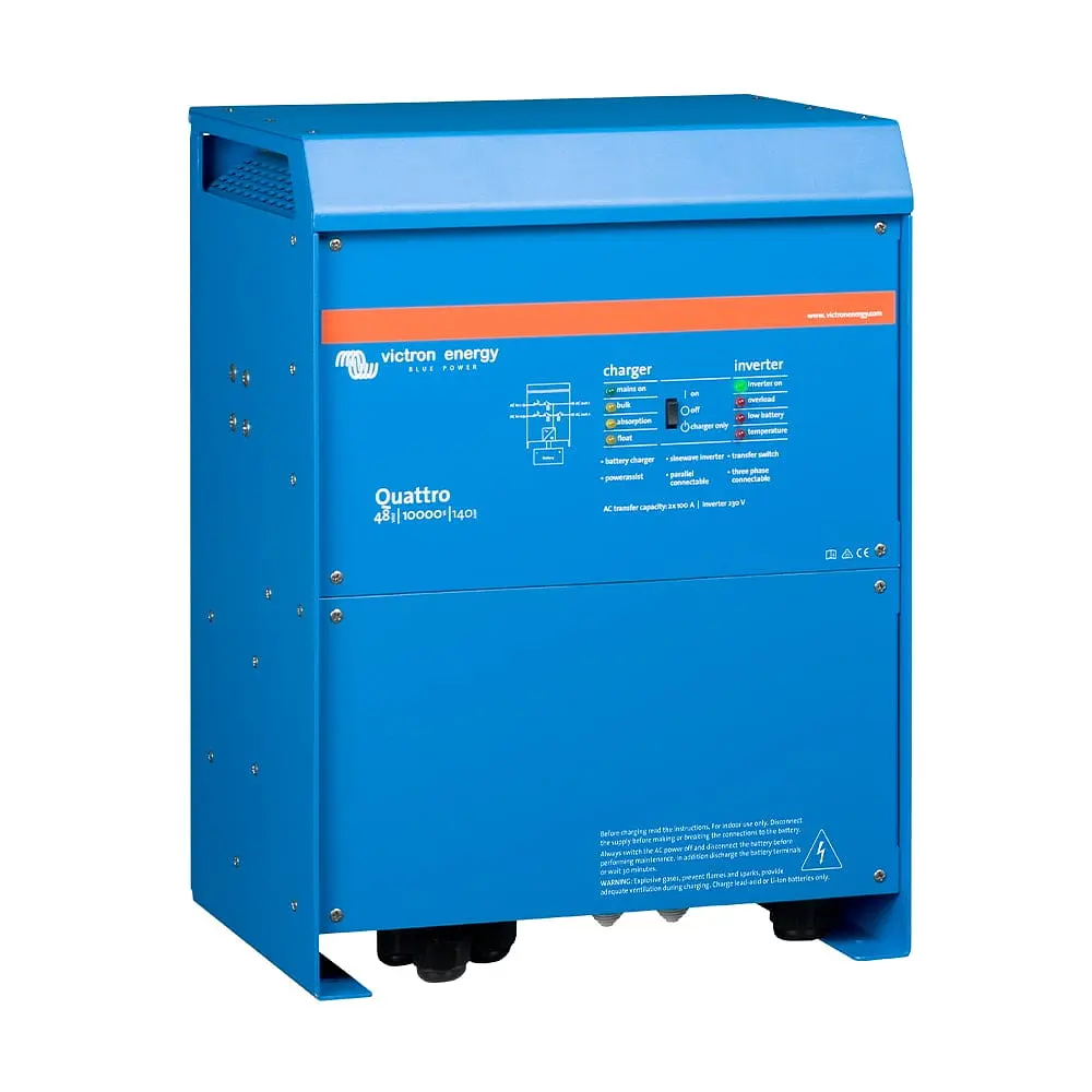Інвертор 10kVA/8kW Victron Energy Quattro 48/10000/140-100/100 (99-00020567) - фото 4