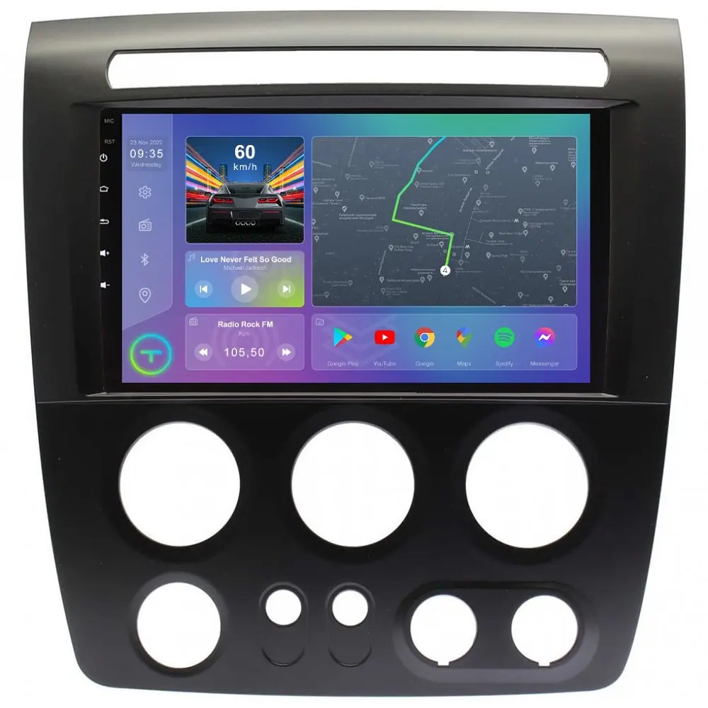 Штатна магнітола TORSSEN Hummer H3 FL9 4+64Gb 4G Carplay DSP
