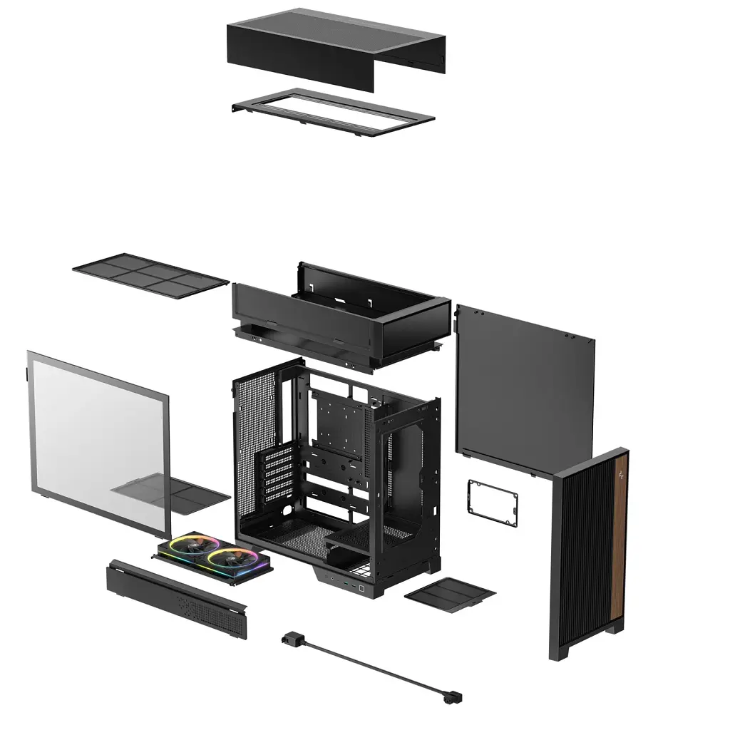 Корпус для ПК Deepcool CL660 Black (R-CL660-BKNNA0-G-1) - фото 5