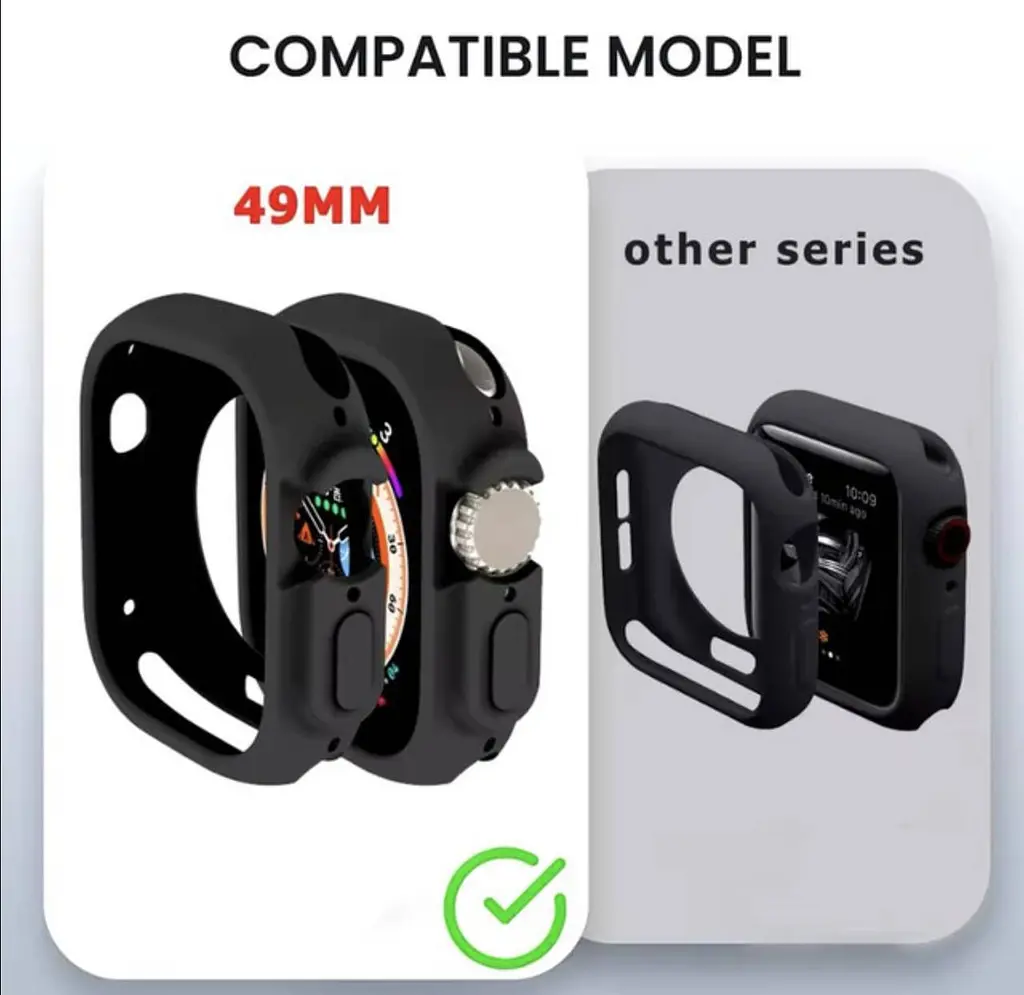 Захисний чохол для Apple Watch CB 49 мм Ultra Чорний 457767764 - фото 5