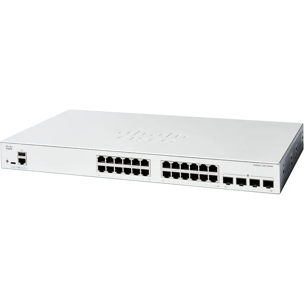 Коммутатор Catalyst 1200 24xGE, 4x1G SFP Cisco teh0018197 - фото 2