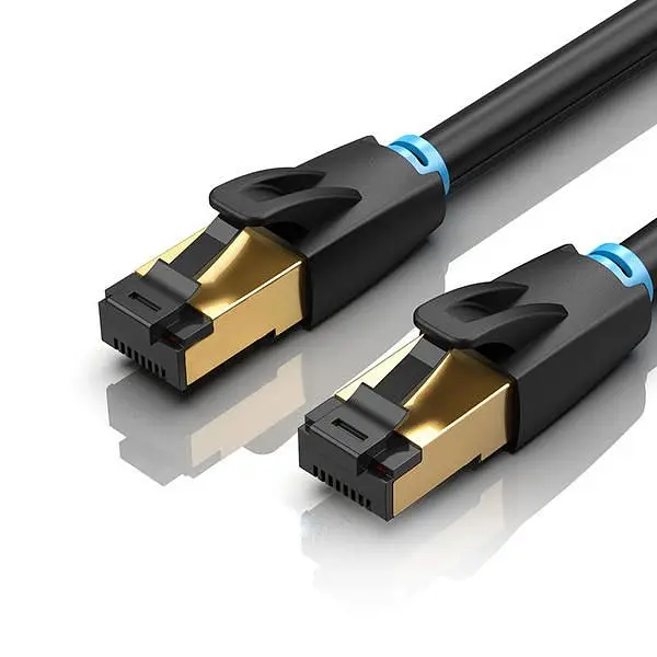 Патч-корд CAT 8 SFTP Ethernet, 0.5 m, Black (IKABD) - фото 5