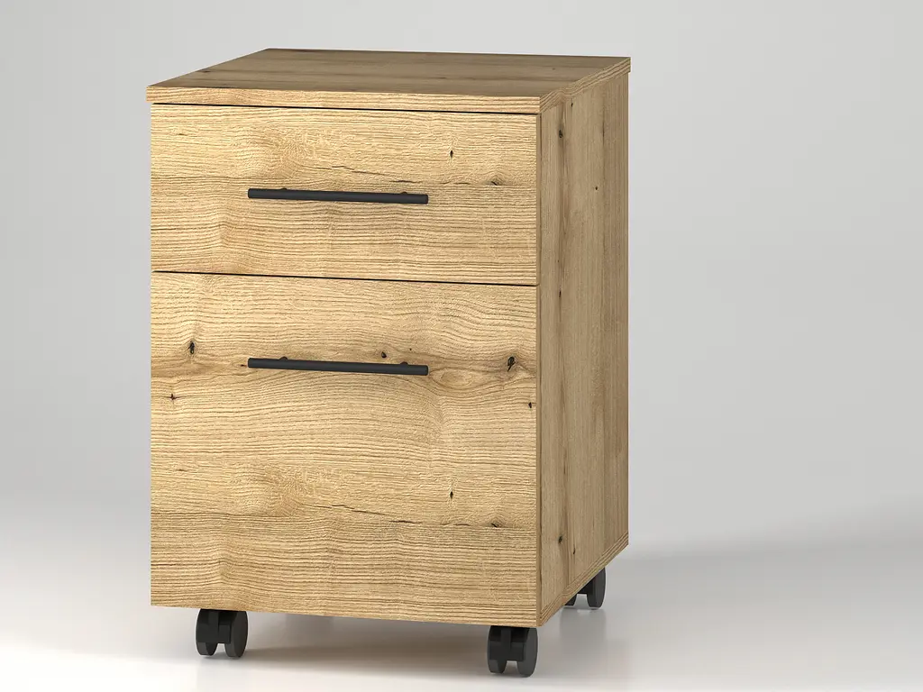 Тумба мобильная ОП-403 Orange-Line 406х423х584 Дуб Эвок прибрежный - фото 2