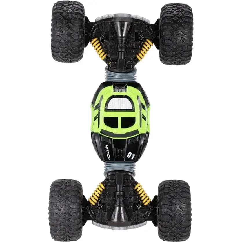 Машинка-перевертыш XPRO LK-2169 вездеход на радиоуправлении 4WD мощный двигатель хватает на 20-25 мин езды в среднем режиме зеленая - фото 4