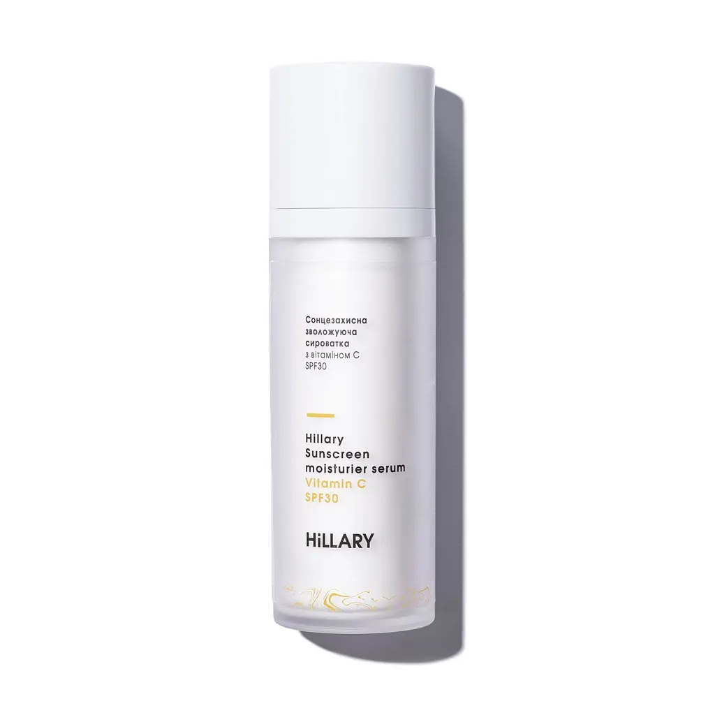 Сонцезахисна зволожуюча сироватка з вітаміном С Hillary SPF30 Sunscreen moisturier serum Vitamin C SPF30 30 мл - фото 2