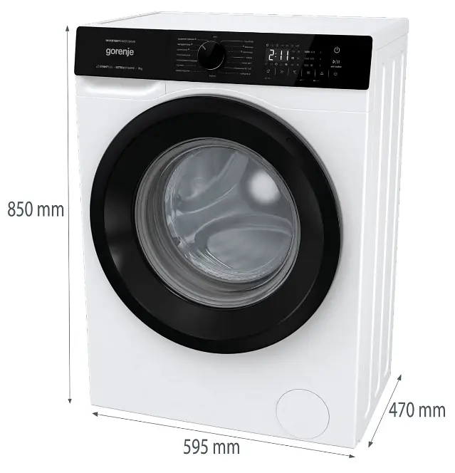 Пральна машина автоматична Gorenje WNHA74SAS (6950954) - фото 5