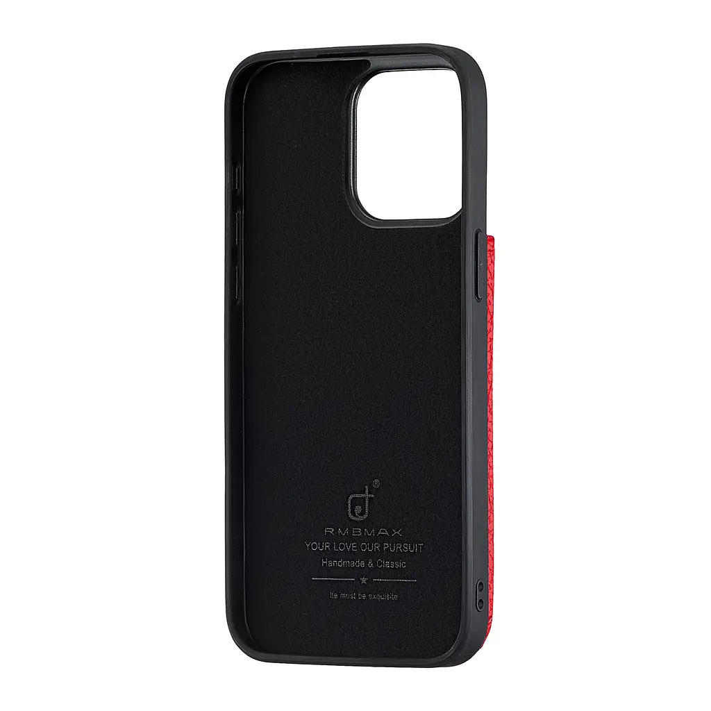 Чохол Jinduka Leather Pocket iPhone 15 Pro Max Red - фото 3