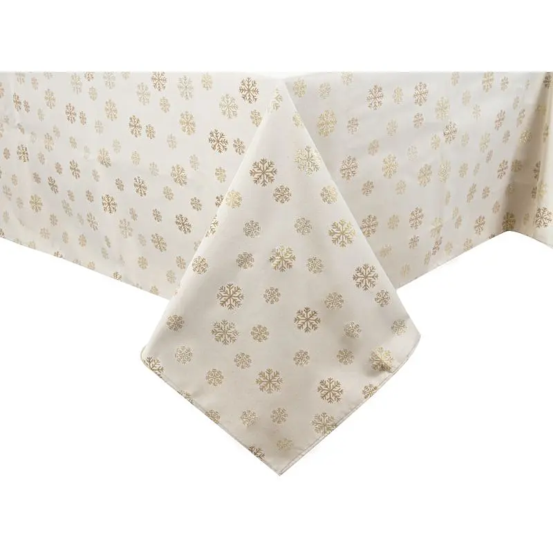 Скатерть Lefard Home Textile Karen Lurex Teflon Natural тефлоновая, 180х160 см (715-349) - фото 3