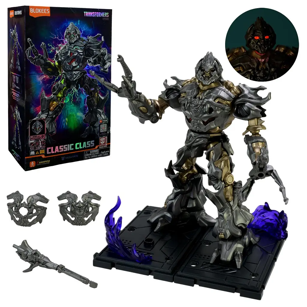 Збірна модель-конструктор Blokees Transformers Classic Class Мегатрон зі світловими ефектами (71158)