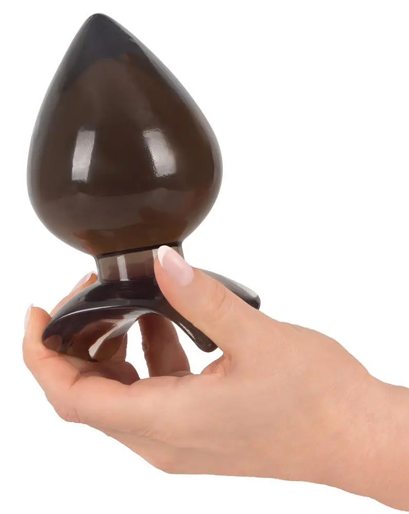 Анальна пробка Orion Anal Drops Big Plug 13 см (чорний) - фото 7