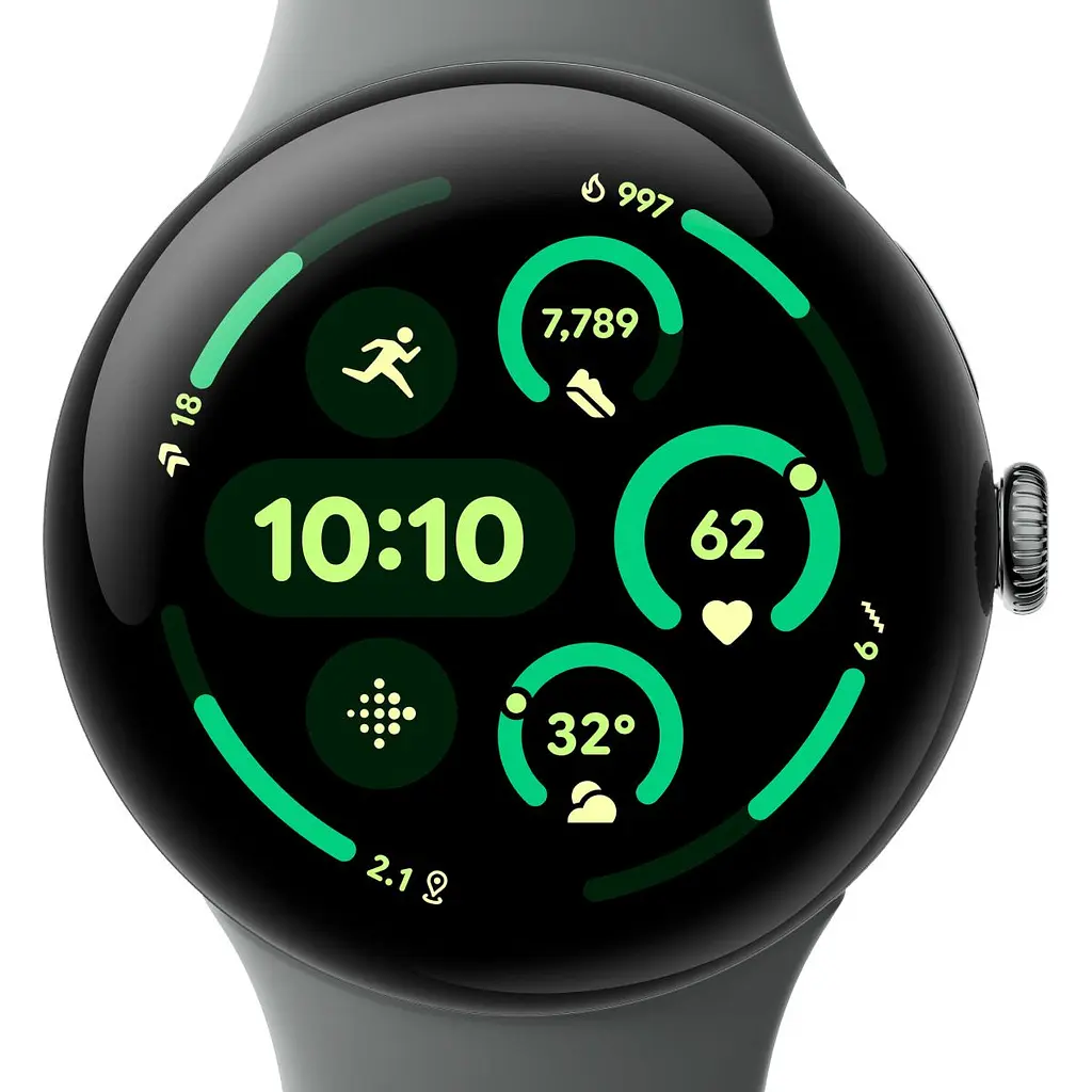 Смарт-годинник Google Pixel Watch 3 45mm Matte Hazel/Hazel Band [115660] - фото 2