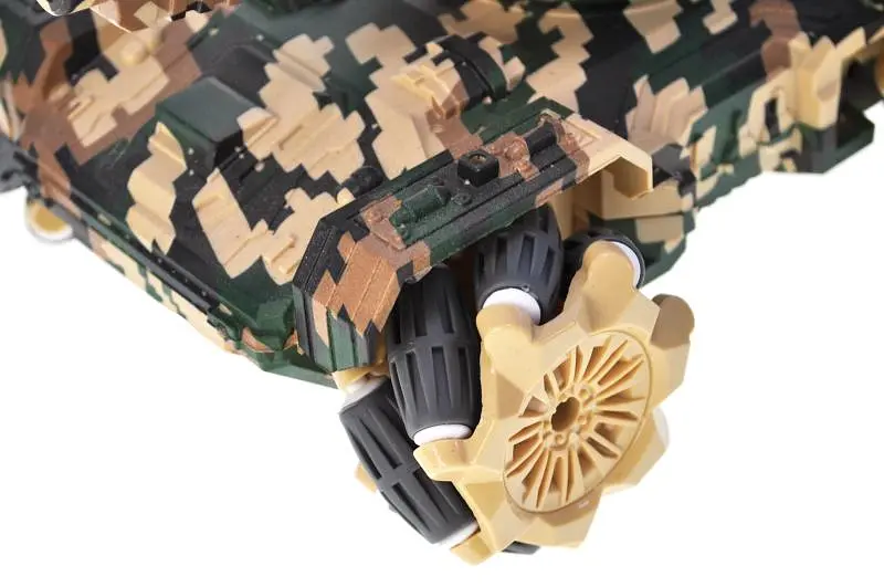 Іграшковий танк на радіокеруванні трюковий, стріляє орбізами з димом, акумуляторний Spray Tank A123-120, 2 кольори, коробка 30х17х18,5 см - фото 2