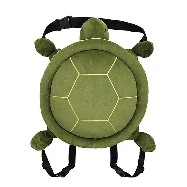 Захисна подушка-черепаха D&S Design Ski-Protector Mini Turtle розмір M 40×33 см захист спини та стегон для лиж і сноуборду зелено-жовта (SKU-257) - фото 3