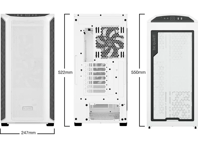 Корпус Be quiet! Shadow Base 800 DX White (BGW62) - фото 3