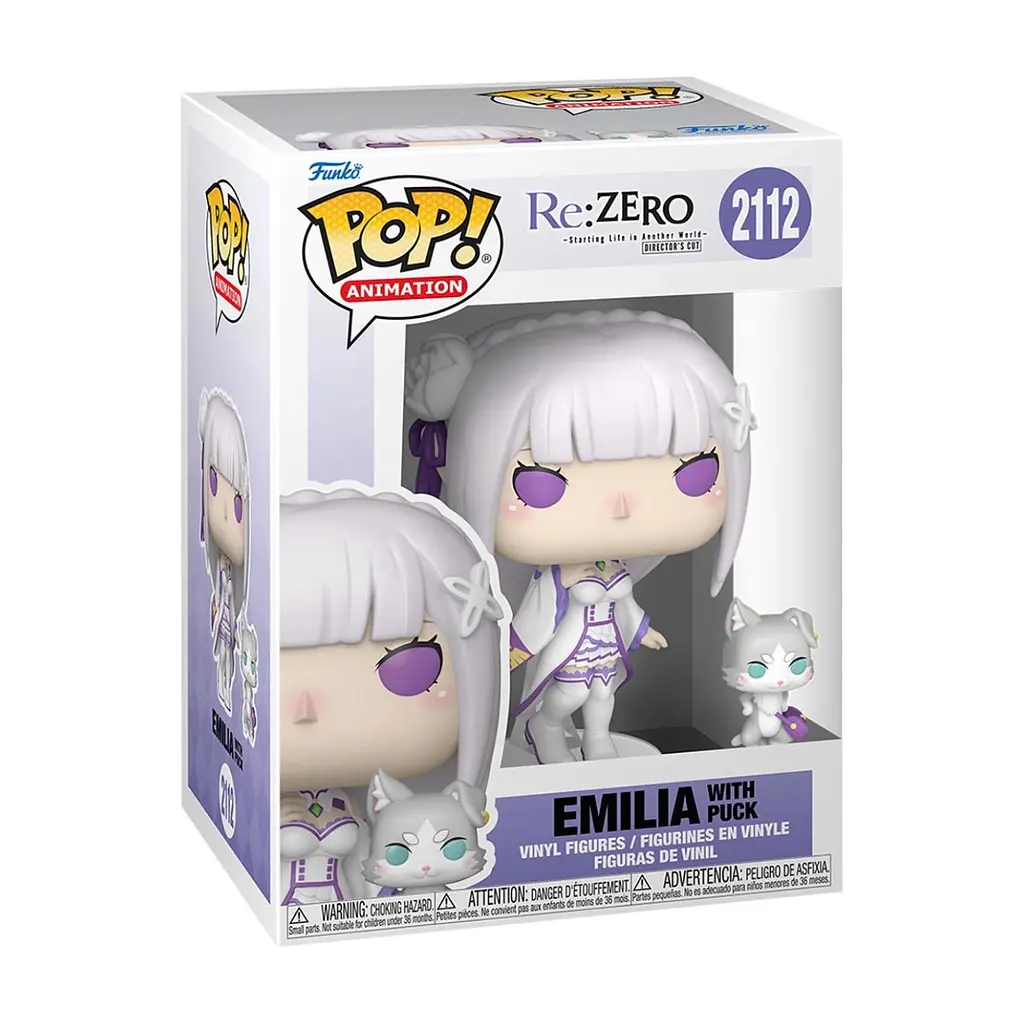 Фігурка Funko Pop набір серії Re:ZERO - Емілія з Паком (86515) - фото 2
