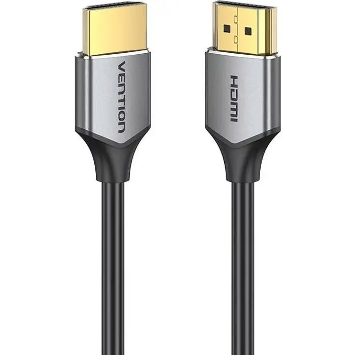 Кабель HDMI M-M, 1.0 м, V2.0, 4K 60Гц PVC сірий Vention - фото 2