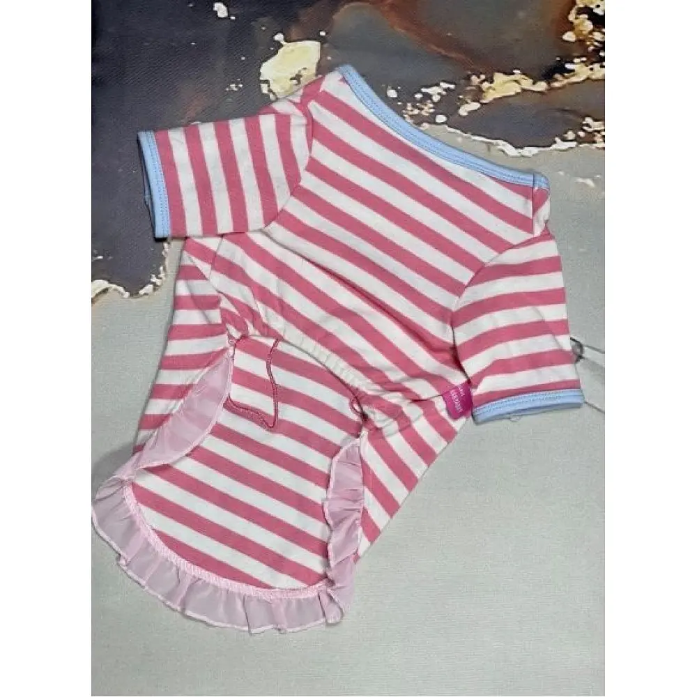 Футболки для собак "Смужка" рожевий XL ABBY ABBY zoo0005615 - фото 2