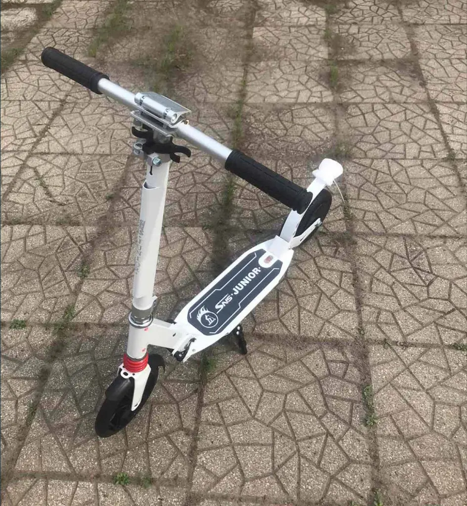Дитячий електросамокат SNS Junior Білий - фото 7