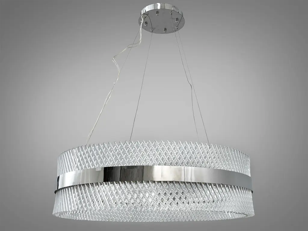 Люстра стельова LED Diasha 7002/800CH 105W, 5775 лм, кришталь, елегантний стиль для вітальні, коридору, спальні - фото 6