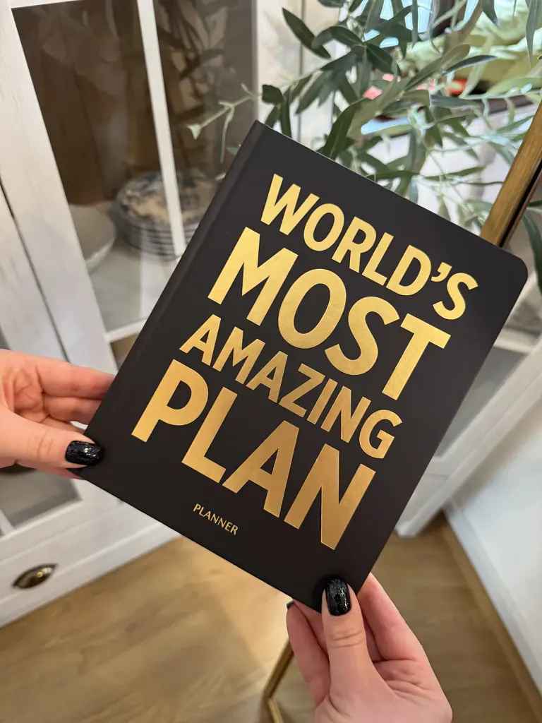 Планер «WORLD'S MOST AMAZING PLAN» чорний - фото 4