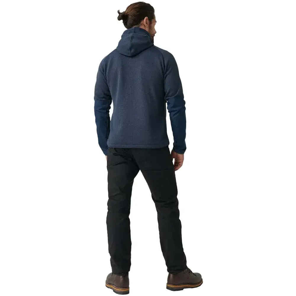 Толстовка Fjallraven Ovik Fleece Hoodie M Navy - фото 10