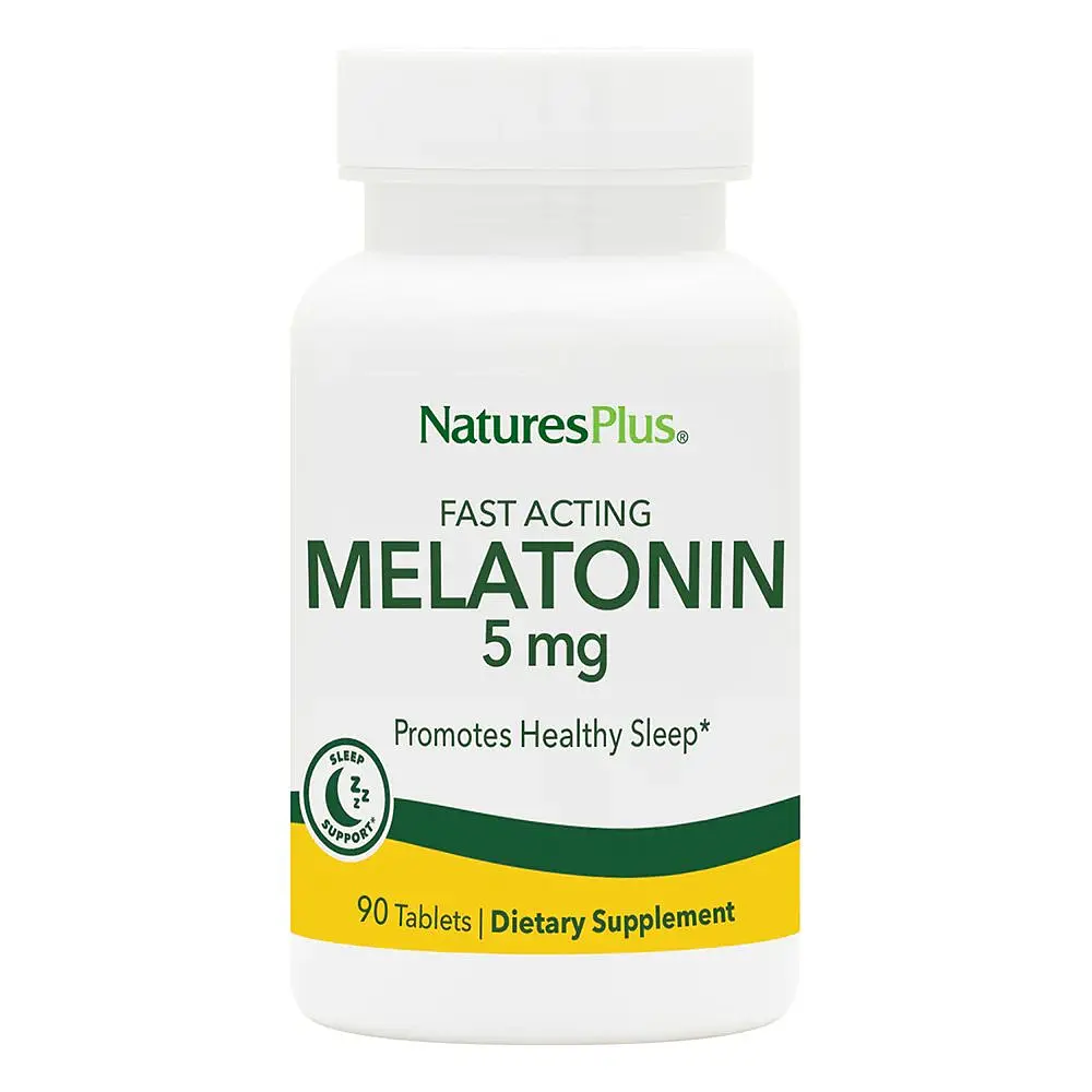 Натуральна добавка NaturesPlus Fast Acting Melatonin 5 mg 90 таблеток