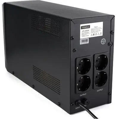 Пристрій безперебійного живлення Vinga LCD 1500VA metal case (VPC-1500M) - фото 10