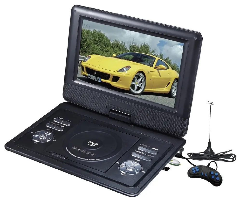 Портативний DVD-програвач Opera NS-1180 з T2 TV USB SD DVD 11 дюймів Black (3sm_1029716202)