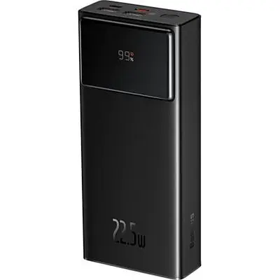 Батарея універсальна Baseus Star Lord Display 30000mAh 22.5W QC/3.0 PD/3.0 Black (PPXJ080101) - фото 2